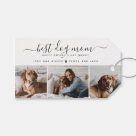 Beste Mama für Hunde: Personalisierter Foto Mutter Geschenkanhänger