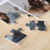 Beste Mama für Hunde: Personalisierter Foto Mutter Puzzle (Seite)