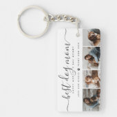 Beste Mama für Hunde: Personalisierter Foto Mutter Schlüsselanhänger (Vorderseite)