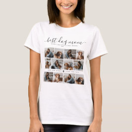 Beste Mama für Hunde: Personalisierter Foto Mutter T-Shirt