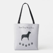Beste Mama für Hunde Tasche (Rückseite)