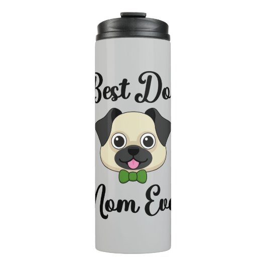 Beste Mama für Hunde Thermosbecher (Vorderseite)