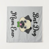 Beste Mama für Hunde Wandteppich (Vorderseite (Horizontal))