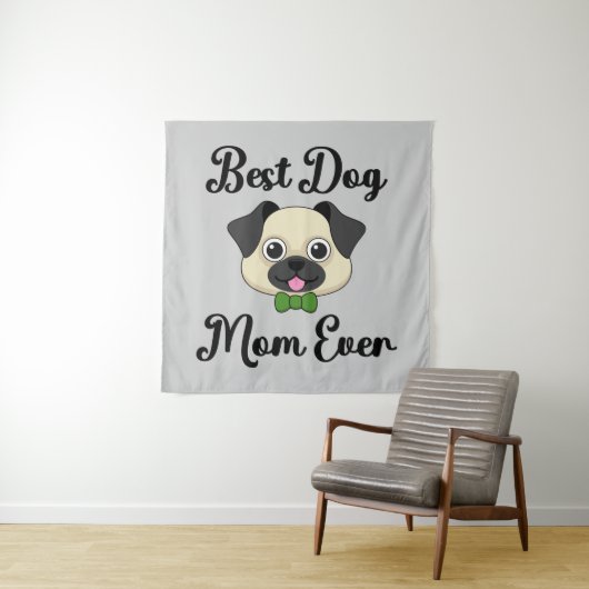 Beste Mama für Hunde Wandteppich (Beispiel)
