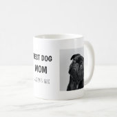 Beste Mama für Hunde, zwei handgeschriebene Foto Kaffeetasse (VorderseiteRechts)
