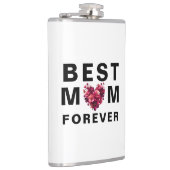 Beste MAMA für immer - Chic & Compact Geschenkflas Flachmann (Rechts)
