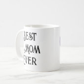 Beste Mama für jede Text-Only-Tasse - Individuelle Kaffeetasse (Vorderseite Links)