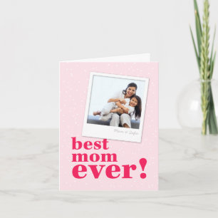 Beste Mama für jeden Instant Foto Muttertagskarte Karte