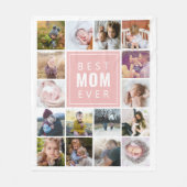 Beste Mama für jeden Personalisiert Fleecedecke (Vorderseite)