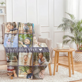 Beste Mama für jeden Tag der Mütter in Fotosammlun Fleecedecke