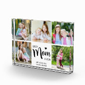 Beste Mama für jeden Tag Schwarz-weißes Foto (Rechts)