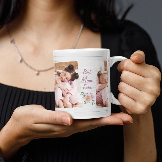 Beste Mama für jedes benutzerdefinierte 3 Foto - W Kaffeetasse