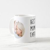 Beste Mama für jedes benutzerdefinierte Foto Tasse (Vorderseite Links)