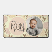 Beste Mama für jedes Blumenmuster Foto Schreibtischunterlage (Vorderseite)