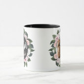 Beste Mama für jedes florale Foto Tasse (Zentrum)