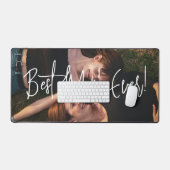 Beste Mama für jedes individuelle Foto Moderne Schreibtischunterlage (Tastatur & Maus)