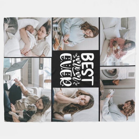 Beste Mama für jedes Multi-Foto Fleecedecke (Vorderseite (Horizontal))