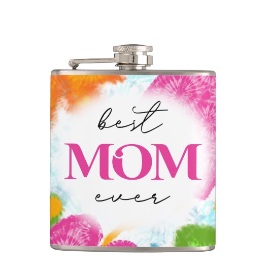Beste Mama für jedes Publikationsdesign Flachmann (Vorderseite)