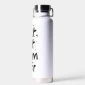 Beste Mama für Katzen je Modernes Einfaches Niedli Trinkflasche (Rückseite)