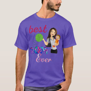 Beste Mama für Knitter je 448 T-Shirt