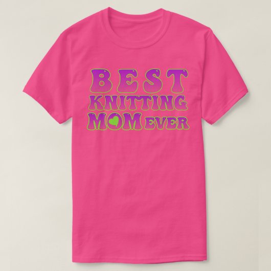 Beste Mama für Knittern je42 T-Shirt (Design vorne)