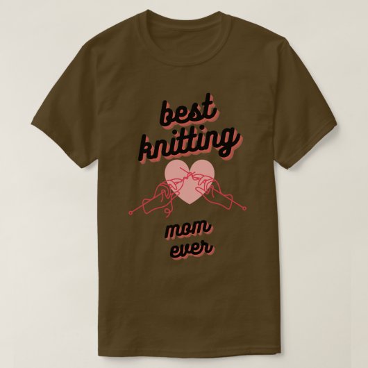 Beste Mama für Knittern je 49 T-Shirt (Design vorne)