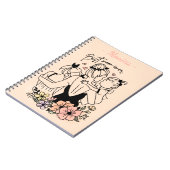 Beste Mama für Mama, Kinder und Blume Notizblock (Linke Seite)