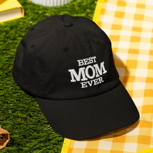 Beste Mama für moderne Typografie Bestickte Baseballkappe