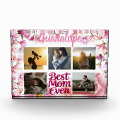 Beste Mama für Mutter FotoCollage Fotoblock (Vorderseite)