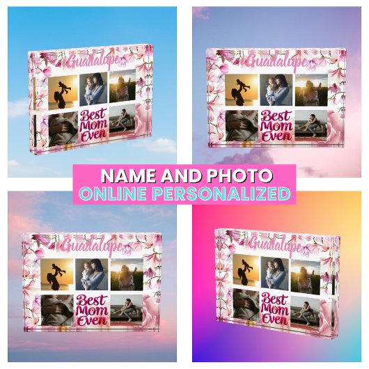 Beste Mama für Mutter FotoCollage Fotoblock