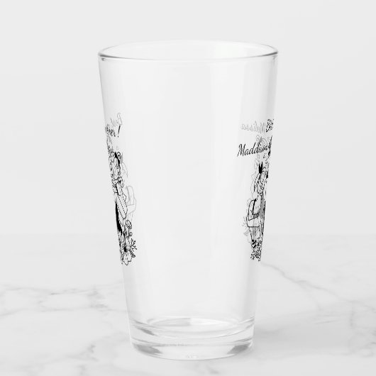 Beste Mama für Mutter und Tochter Kunst Glas (Links)