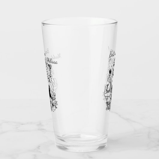 Beste Mama für Mutter und Tochter Kunst Glas (Rechts)