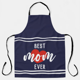 Beste Mama für niedlichen Text je mit Herz Schürze