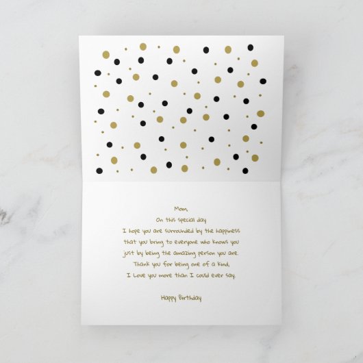 Beste Mama Geburtstag Karte (Innenseite)