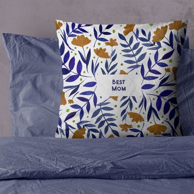 Beste Mama Gelbe Blume Magischer Garten Muttertag Kissen (Von Creator hochgeladen)