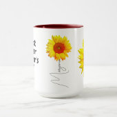 Beste Mama Geschenk (Zitat, Monogramm und Name) So Tasse (Zentrum)