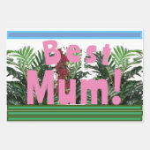 Beste Mama! Geschenkpapier Set (Vorderseite 2)