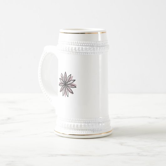 Beste Mama Geschenkstein Bierglas (Vorderseite Links)