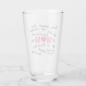 "Beste Mama" Glas (Rückseite)