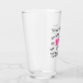 "Beste Mama" Glas (Rechts)