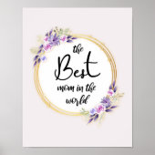 Beste Mama Glückstreffen Muttertag Poster (Vorne)