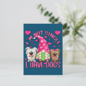 Beste Mama Gnome Funny Dog Sprichwort für Frauen Postkarte (Stehend Vorderseite)