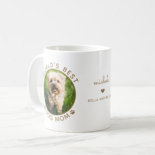 Beste Mama Gold Zwei Foto Moderne Typografie Kaffeetasse