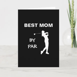 Beste Mama Golf-Mama-Mama Golferin Pun Muttertag Karte