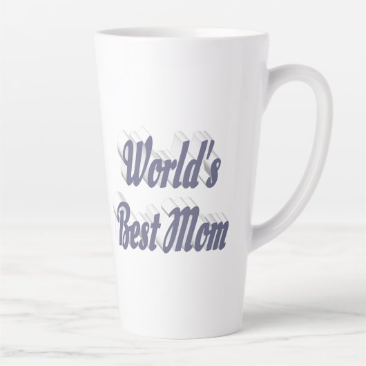 Beste Mama grauer Text Milchtasse (Rechts)