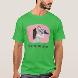 Beste MAMA Hochladen Ihres horizontalen Fotos T-Shirt