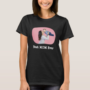 Beste MAMA Hochladen Ihres horizontalen Fotos T-Shirt