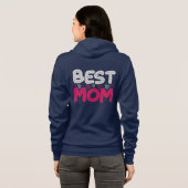 "Beste Mama Hoodie - Niedlicher Muttertagsgeschenk (Schwarz voll)