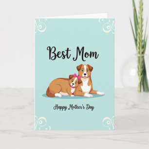 Beste Mama Hund Muttertagskarte Karte
