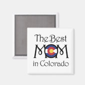 Beste Mama im Colorado Mahnet Magnet (Vorderseite/Rückseite)